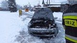 Wypadek w miejscowości Przyborów. Zderzenie czołowe busa z samochodem osobowym