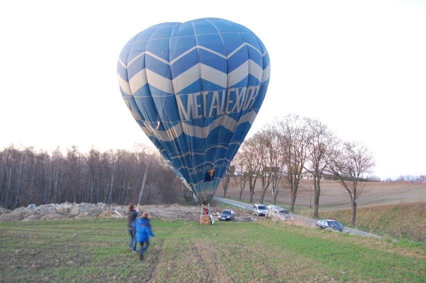 Długo czekaliśmy na balony, ale udało się