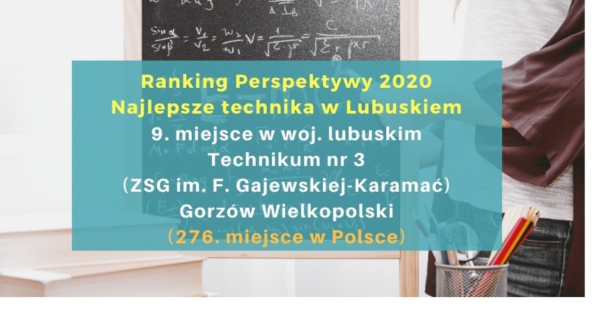 9. miejsce w woj. lubuskim
Technikum nr 3 (ZSG im. F....