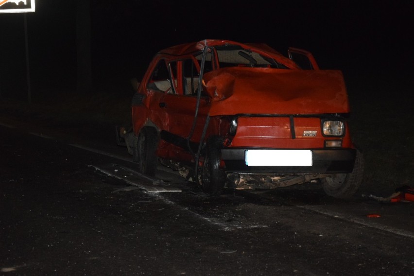 Groźny wypadek na drodze w Wałkowie (gm. Koźmin) - ZDJĘCIA