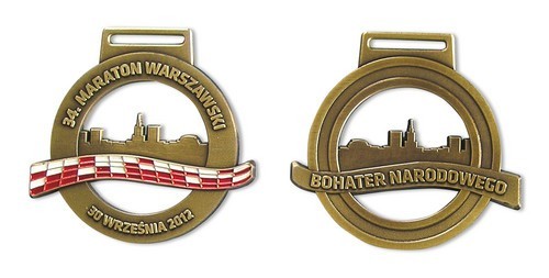 Medal 34. Maratonu Warszawskiego