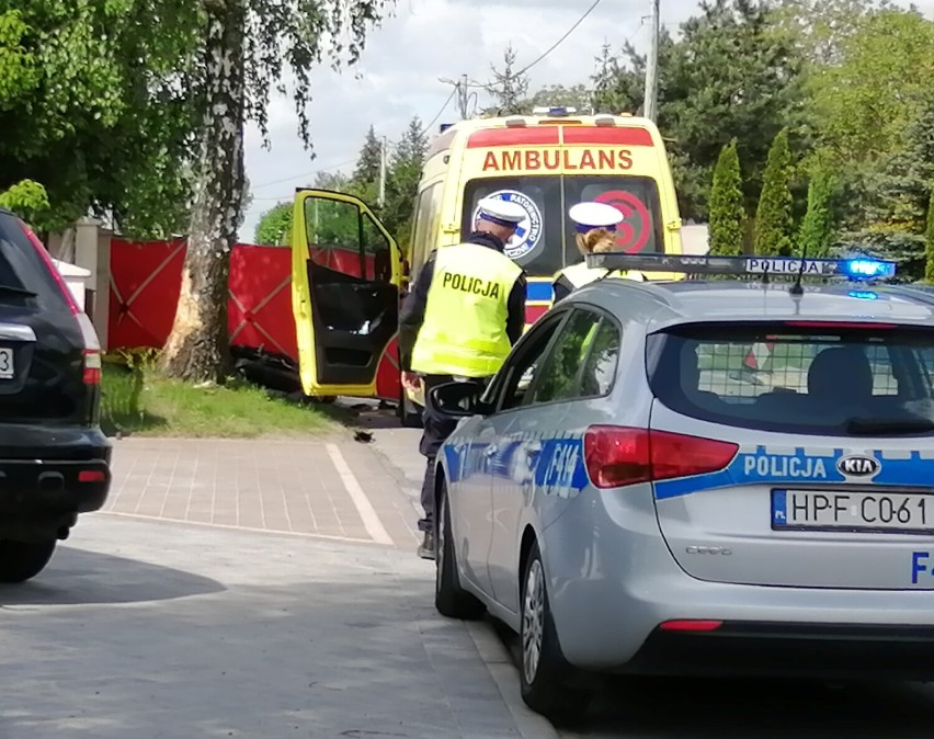 Śmiertelny wypadek w Zalesicach pod Piotrkowem. Nie żyje...