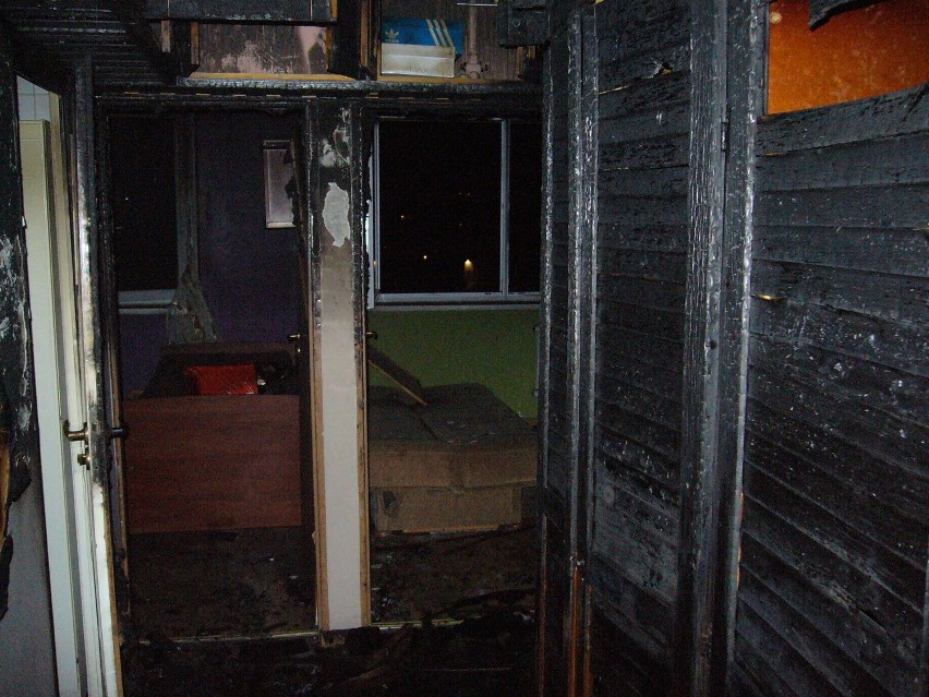Pożary Żory 2015: Ogień na osiedlu Korfantego