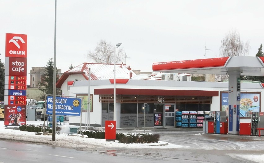 Stacja paliw Orlen przy ulicy Wierzbickiej w Radomiu.