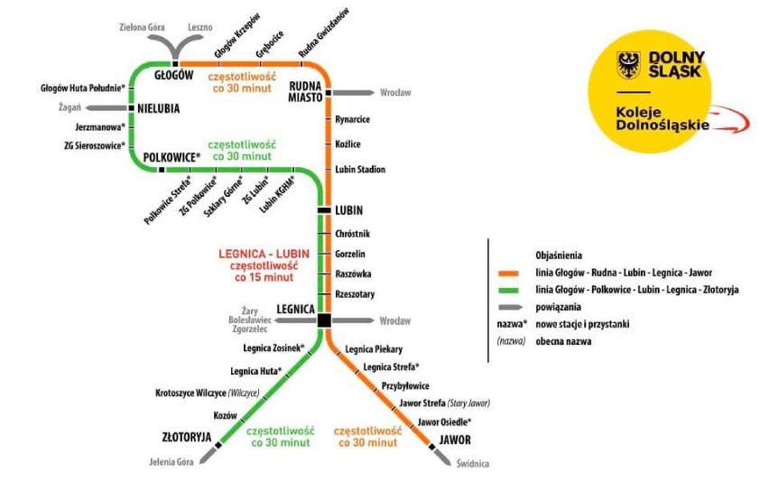 W Legnicy powstaną trzy nowe stacje kolejowe? Strefa, Zosinek i Huta