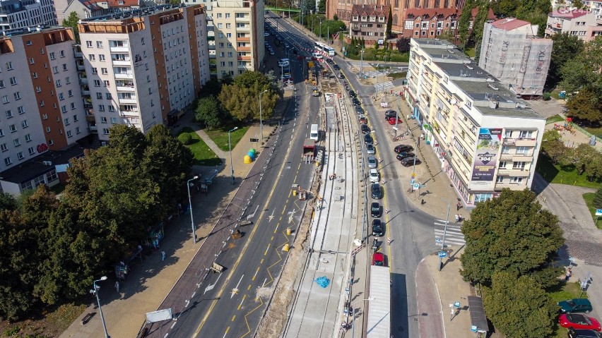 Ul. Wyszyńskiego w Szczecinie.