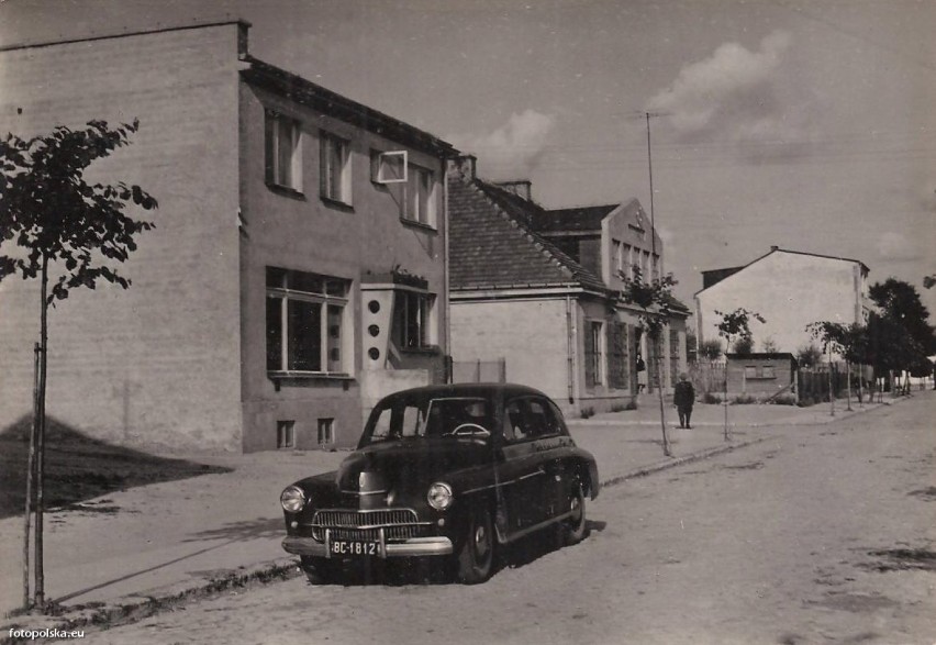 Dobrzyń nad Wisłą - ulica Słowackiego, 1960 - 1970