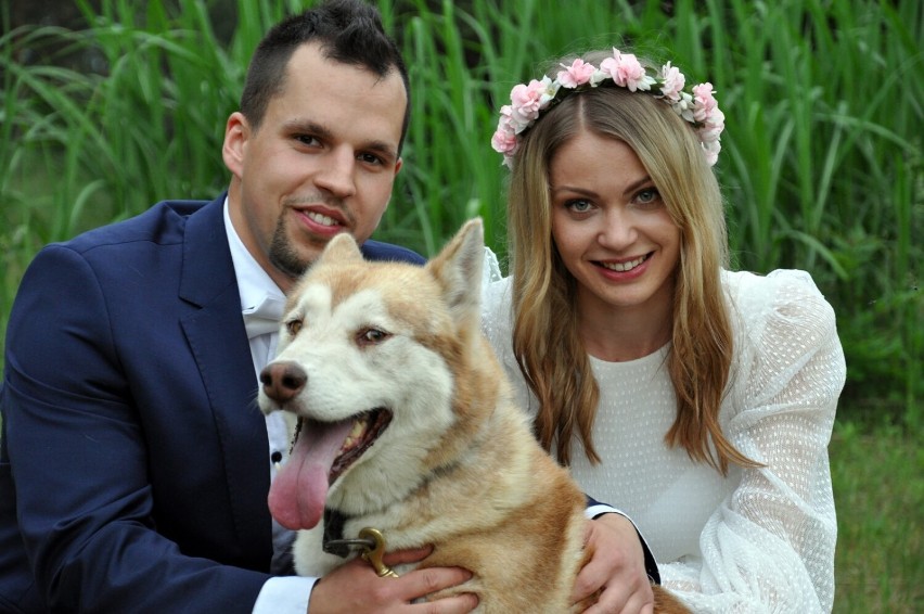 Natalia i Krystian Rakocy z Mieściska w programie Dzień Dobry TVN. Para opowiadała o swojej pasji do psów 