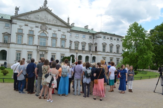 Tego dni można było zwiedzać Pałac Rzeczypospolitej (Krasińskich) z przewodnikiem. Fot. Weronika Trzeciak