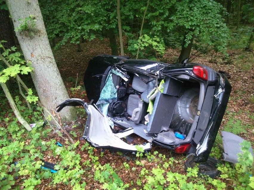 Krynica Morska. Wypadek wydarzył się na drodze prowadzącej...