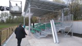 Stadion w Boguszowicach ma nową trybunę! [ZDJĘCIA]