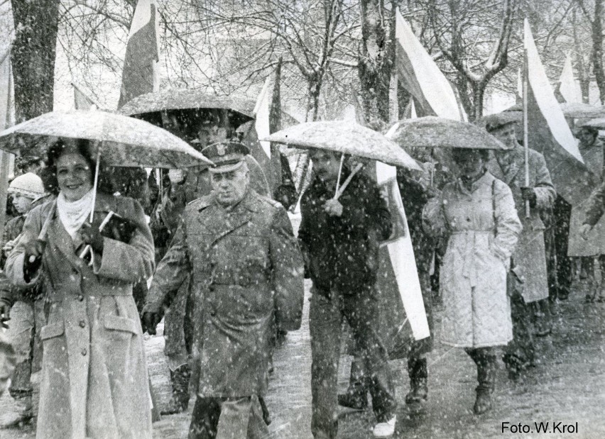 Śnieżny pochód w Szczecinku