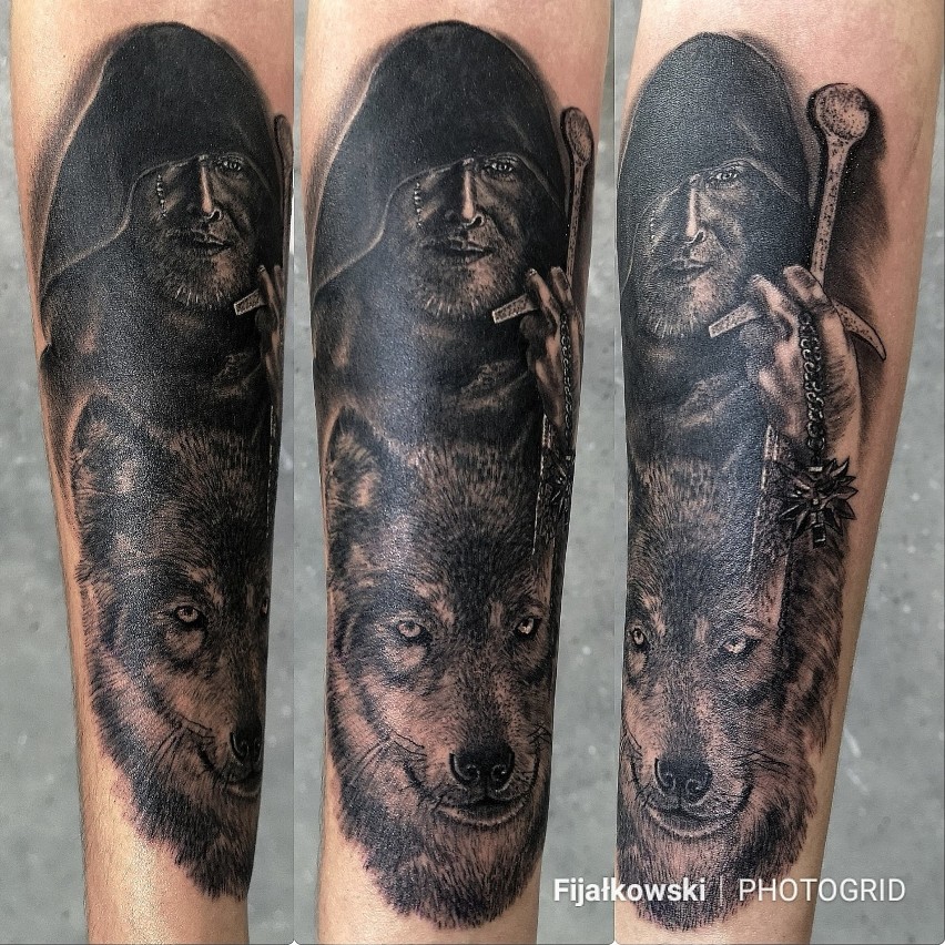 Prace Grzegorza Fijałkowskiego z 3MEN Tattoo