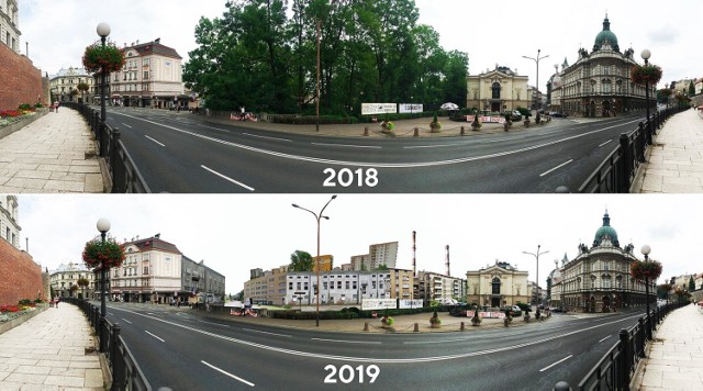 Teatr Polski w Bielsku-Białej w 2019 r. zamieścił wizualizacje, jak zmieni się krajobraz miasta po ścięciu drzew w sąsiedztwie Teatru