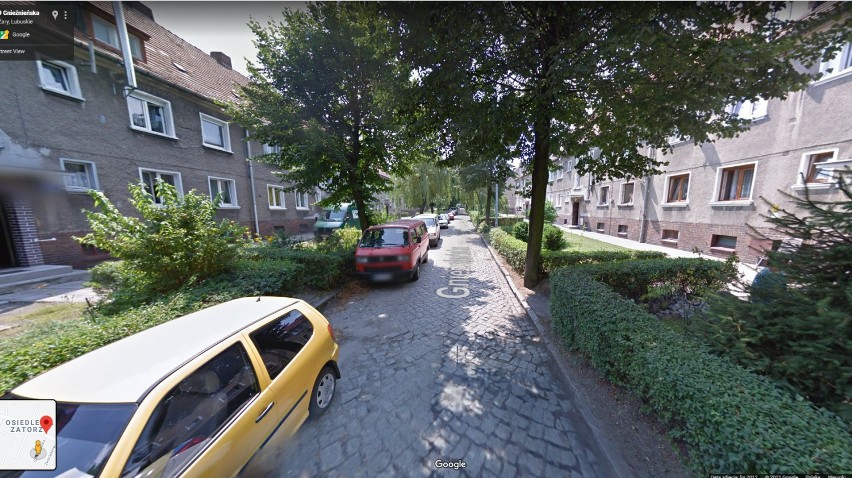 Zatorze w kamerach Google Street View.