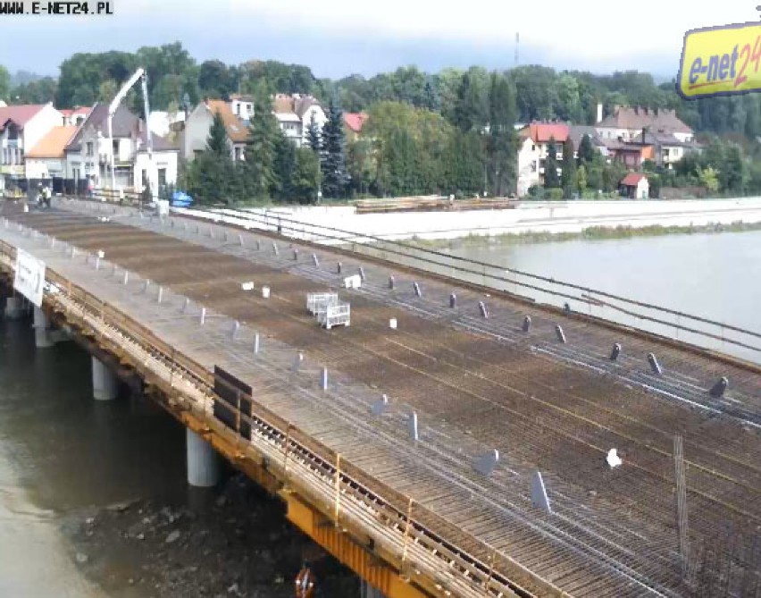 Budowa mostu w Żywcu. W piątek rusza betonowanie [ZDJĘCIA]