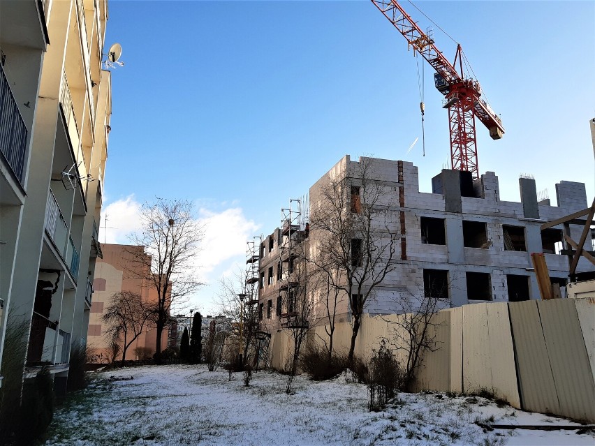 To już ostatnie piętro. Nowy blok w Goleniowie będzie gotowy za kilka miesięcy