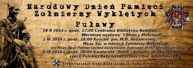 Obchody Dnia Żołnierzy Wyklętych w Puławach