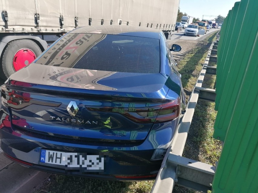 Zobacz zdjęcia z wypadku ukraińskiego tira na autostradzie A4 pod Wrocławiem