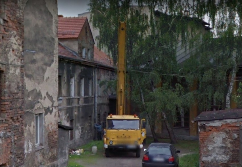 Google Street View na Podgórzu w Wałbrzychu