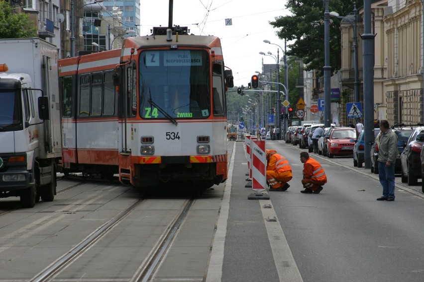 Przesiadka na trasie ŁTR. Żwirki bez tramwajów