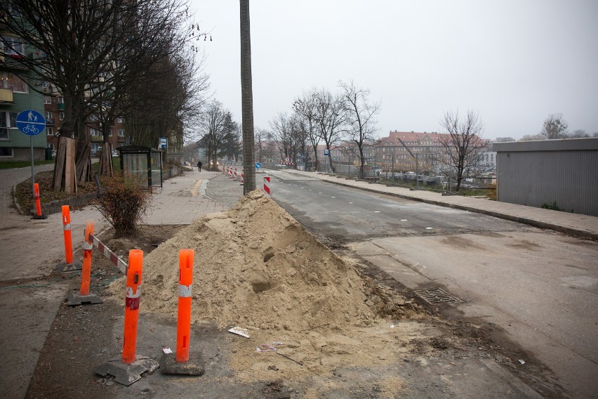 Wyremontowany fragment ul. Zaroślak w Gdańsku.