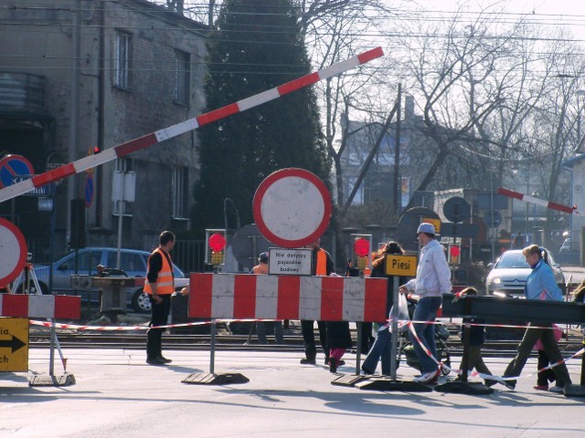 Remont przejazdu kolejowego w Dąbrówce Małej