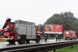 Wypadek na DK 1 w Bielsku-Białej: cysterna uderzyła w dacię