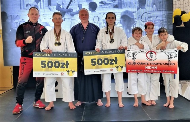 Reprezentanci Klubu Karate NIDAN Zielona Góra zdobyli w Brzesku 6 medali.
