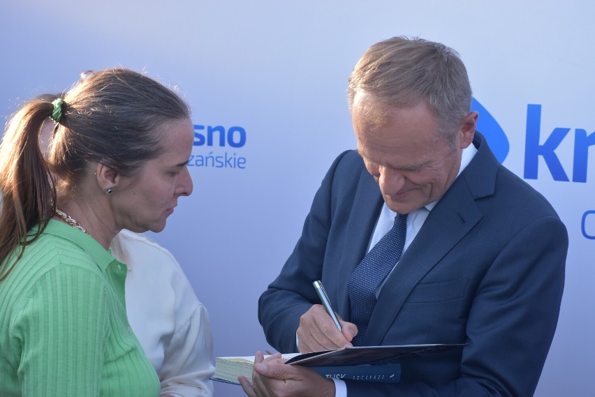 Donald Tusk w Krośnie Odrzańskim.