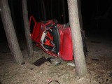 Pod Nową Solą śmierć poniósł 18-letni pasażer, kierowca w szpitalu