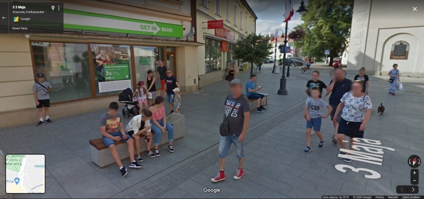 Mieszkańcy Rzeszowa przyłapani przez Google Street View na ulicach miasta. Może jesteś na zdjęciu? [ZDJĘCIA]