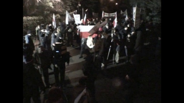 Demonstracja przed domem  Wojciecha Jaruzelskiego [wideo]