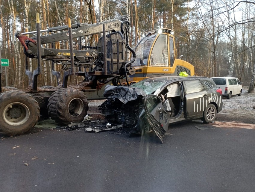 Wypadek w Dobiegniewie w gminie Włocławek