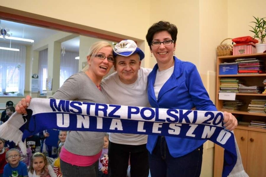 Żużlowcy Unii Leszno odwiedzili Przedszkole nr 5 w Lesznie