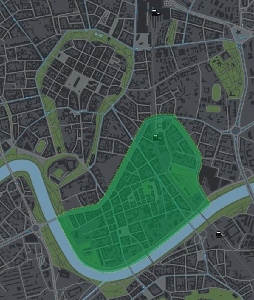 Kraków. Centrum miasta czeka wielka rewolucja. Planują zielone place, ulice ogrody i park kolejowy z rowerostradą