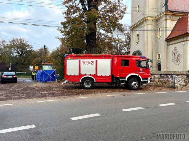 Tragedia w Krasiejowie. Strażak zginął w wypadku podczas jazdy do akcji