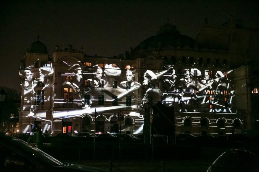 Niezwykły mapping na budynku Teatru im. Juliusza Słowackiego [ZDJĘCIA]