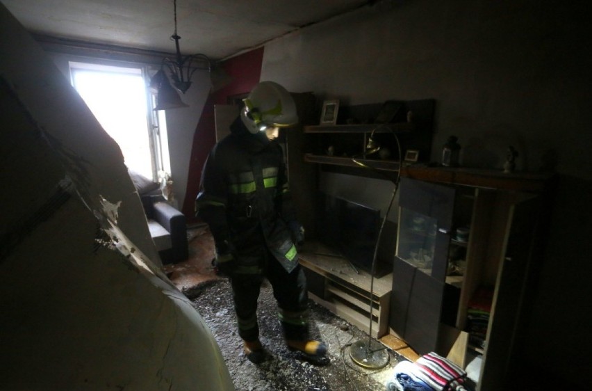 Wybuch gazu w Moszczenicy