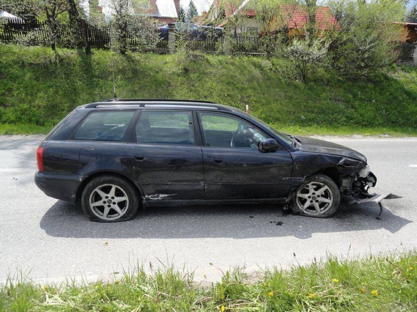 Wypadek. Zablokowane drogi do Krynicy-Zdroju i granicy ze Słowacją w Muszynce