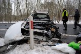 Policjanci sprawdzają, dlaczego w Korablewie doszło do wypadku