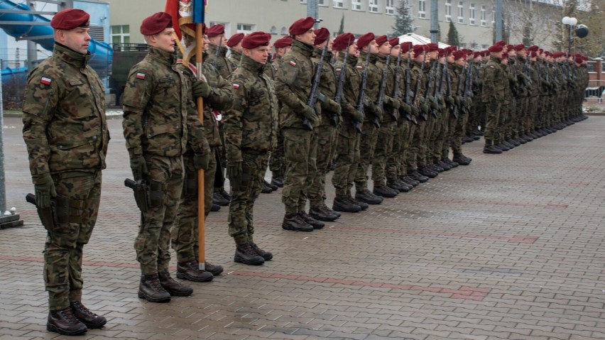 Przysięga wojskowa w Opocznie