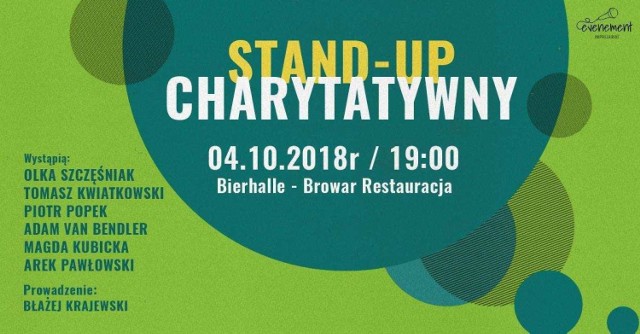 Stand-up charytatywny w Bierhalle w Bydgoszczy