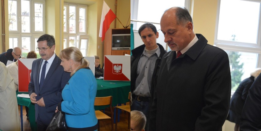 Wybory samorządowe 2018 Tarnów. Kazimierz Koprowski i Roman Ciepiela już zagłosowali [ZDJĘCIA]