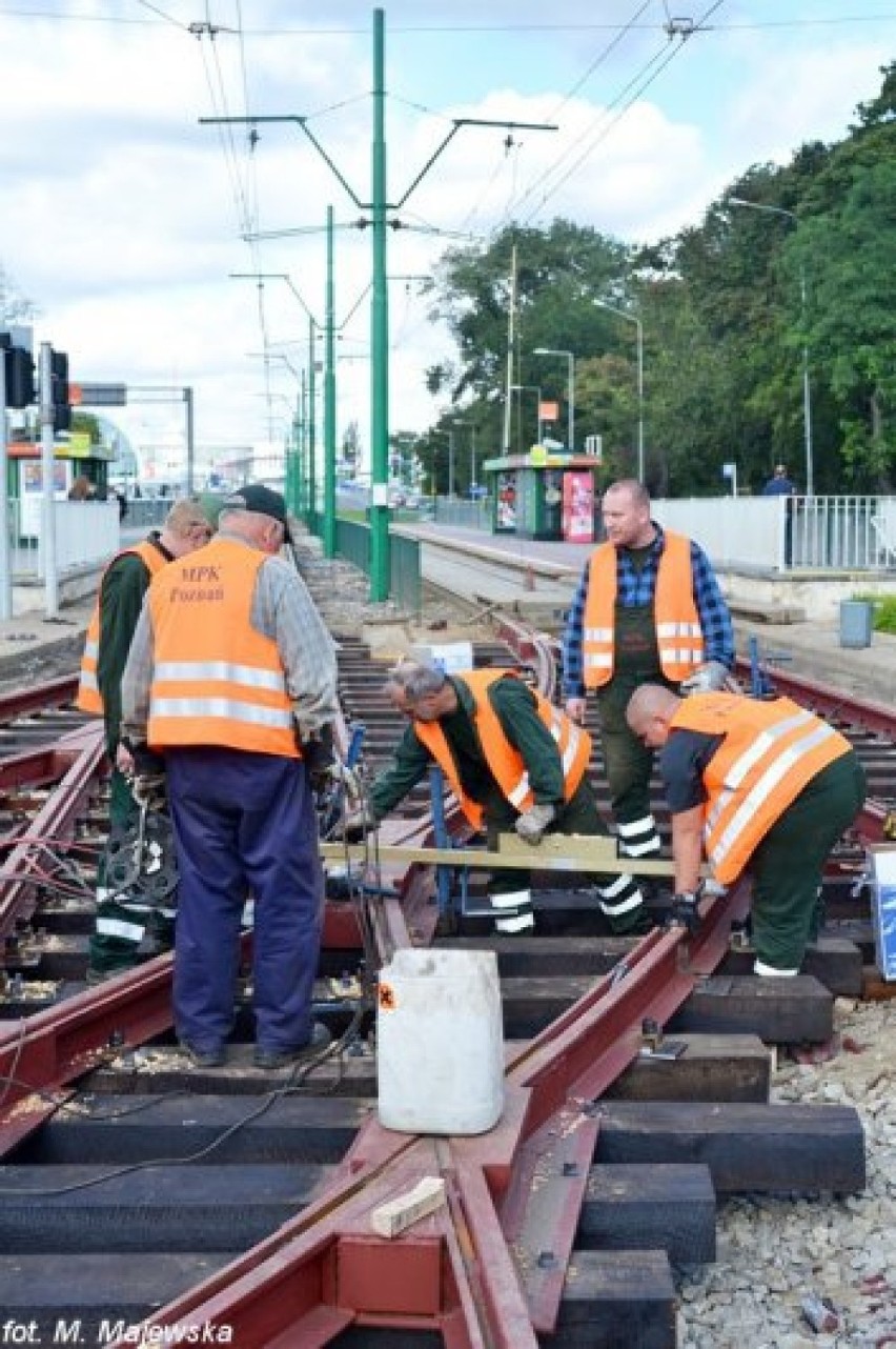 MPK Poznań: Remont torowiska na Królowej Jadwigi