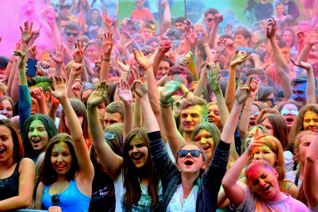 Po raz pierwszy w Białymstoku obył się Festiwal Kolorów 2015.