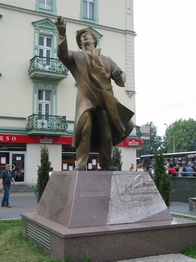 Pomnik Kiepury w Sosnowcu