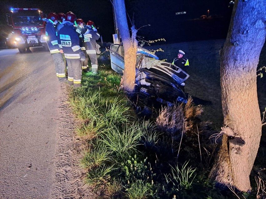 Poważny wypadek w miejscowości Rąty w gminie Somonino