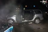 Piekary Śląskie. Wypadek na ulicy Tarnogórskiej. Kierujący autem trafił do szpitala