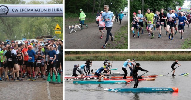 Ćwierćmaraton Bielika 2022. Fotogaleria z biegu głównego i SUP